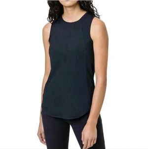 Tuff Athletics Active Tank Black Medium Sleeveless Workout Top Active Fitness